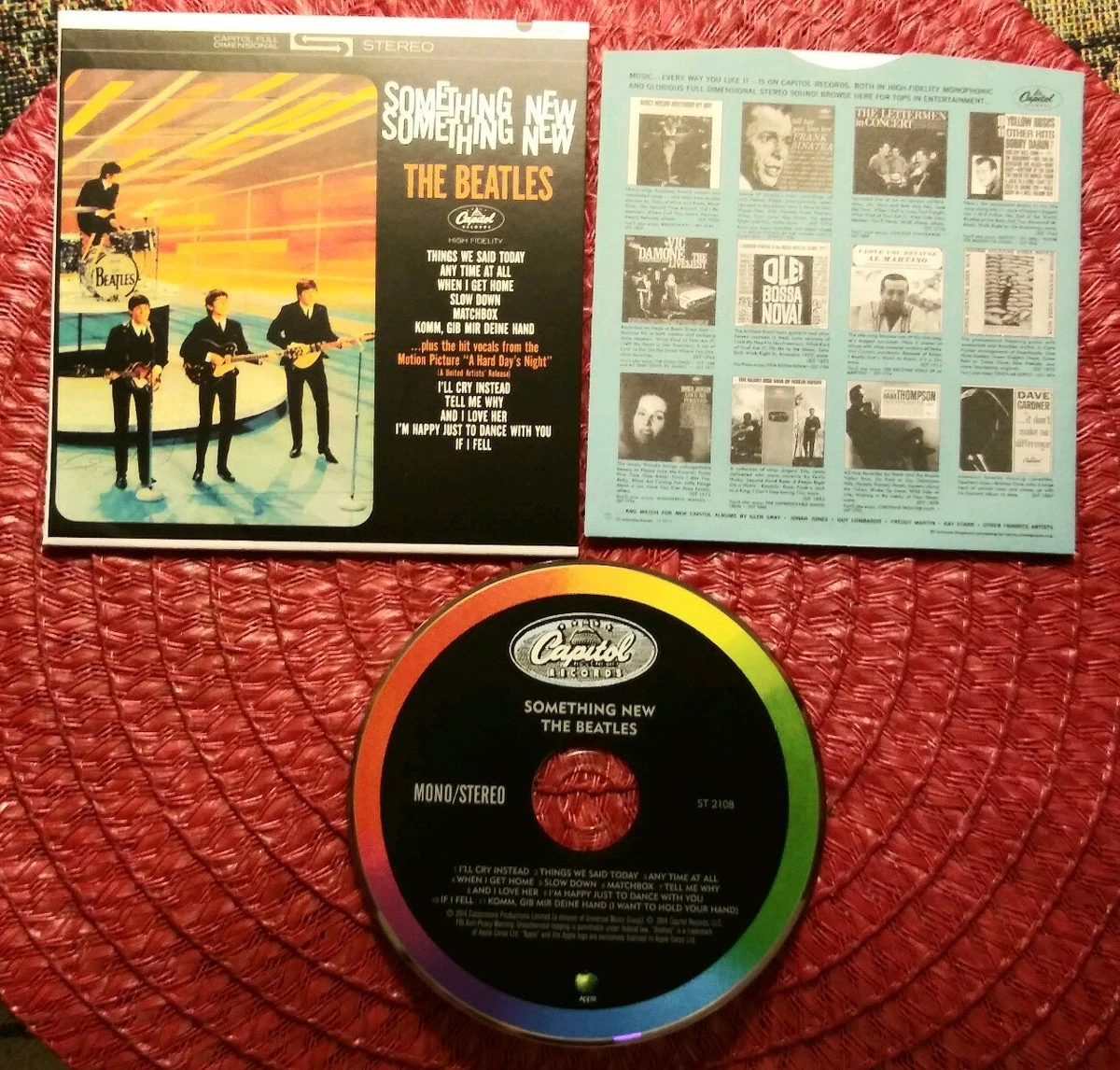 The Beatles Something New CD from U.S. box set! Stereo / Mono! 22