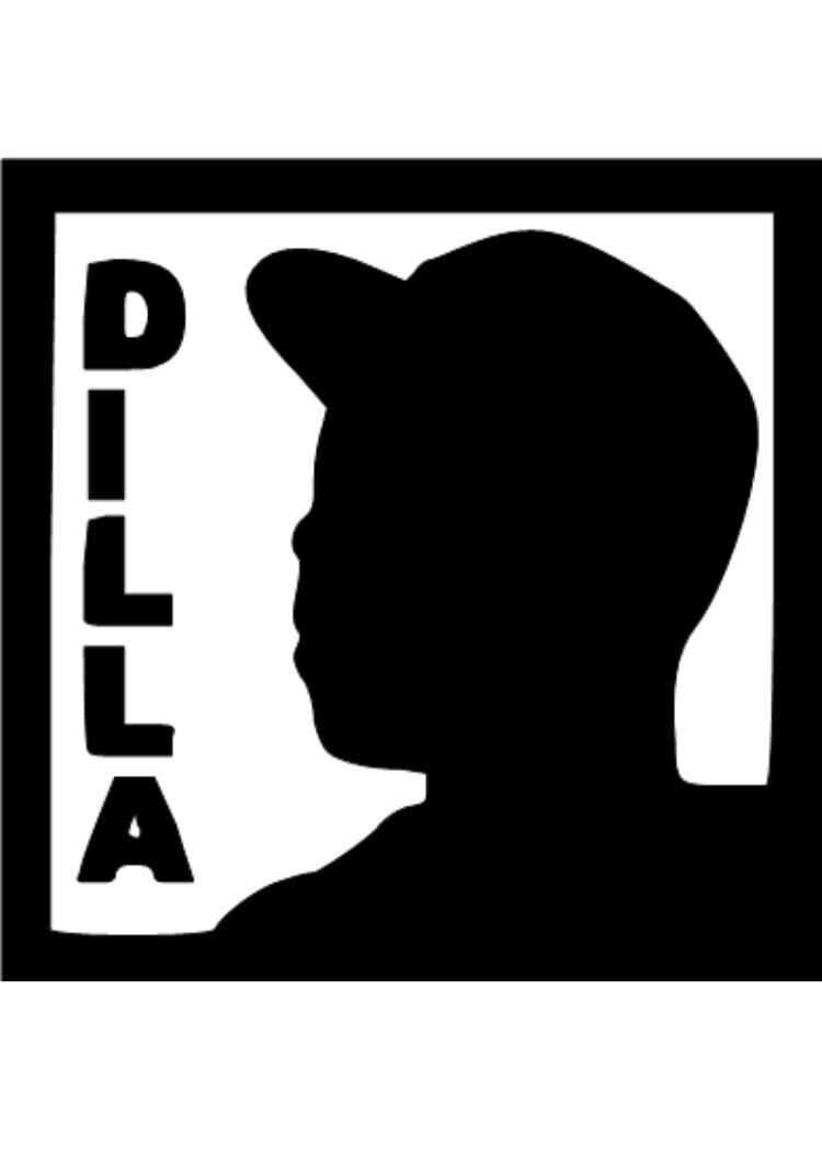 j Super sale period limited dilla hip hop vinyl stickers rap sticker Now free shipping decal