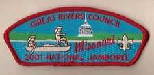 JSP Great Rivers Council - Nat'l Jamboree 2001 - Mint - MO -