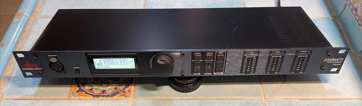 DBX DRIVERACK PX POWERED SPEAKER OPTIMIZER DIGITAL SIGNAL