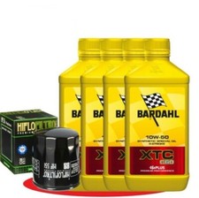 MOTO GUZZI V11 BREVA 1100 2006 2009 KIT TAGLIANDO BARDAHL XTC 10W50 FILTRO OLIO