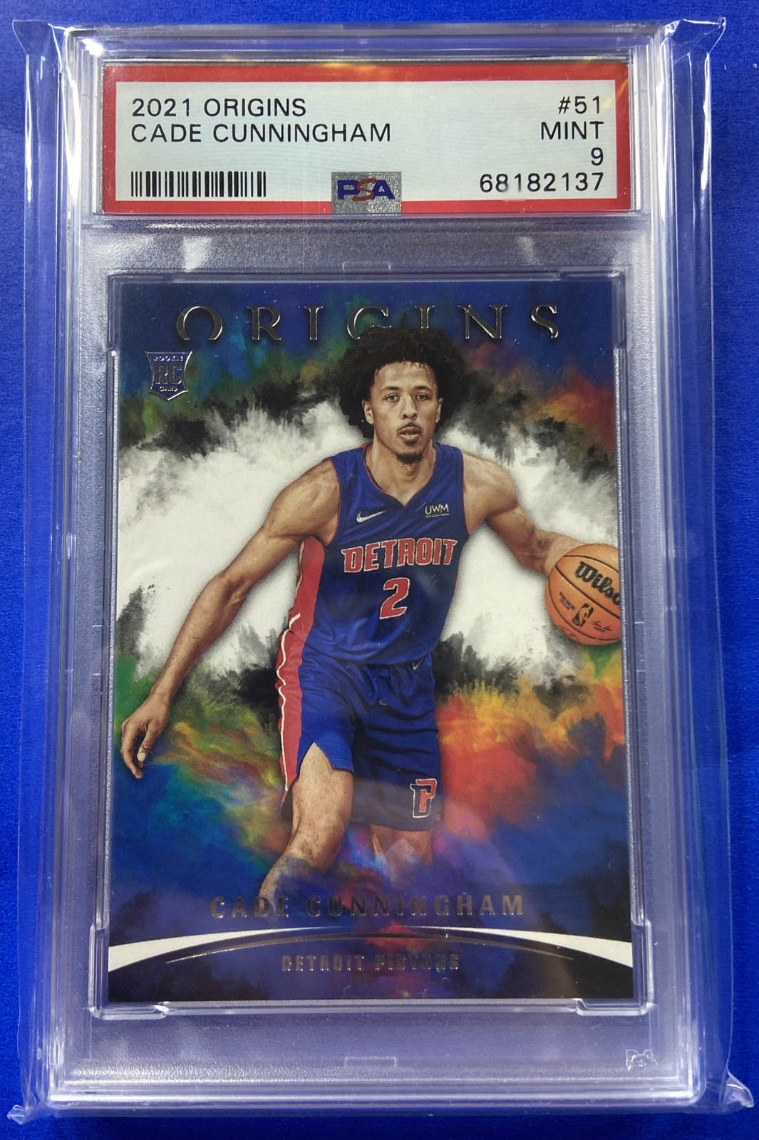 2021 Origins Cade Cunningham RC #51 PSA 9