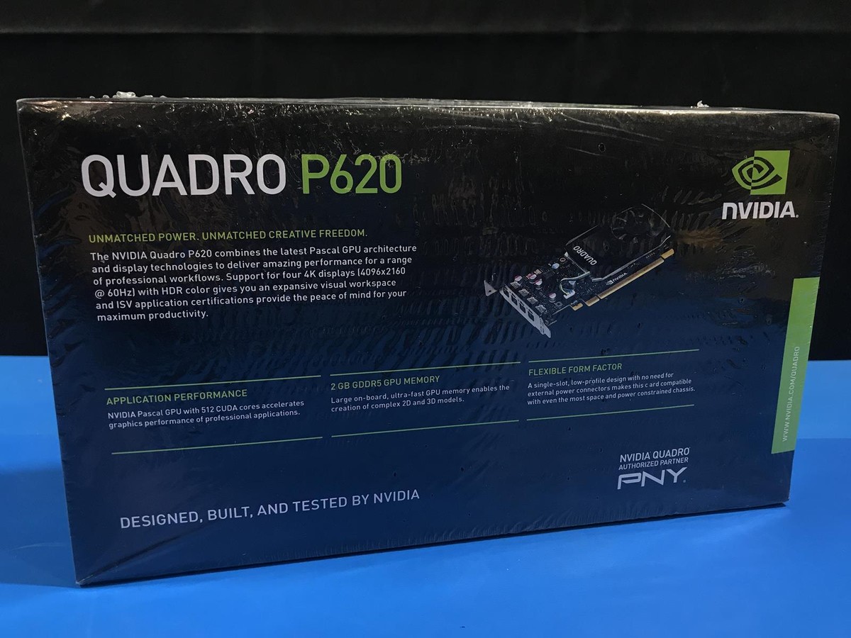 PNY NVIDIA QUADRO P620 2 GB Gddr5 Graphic Card for sale PNY NVIDIA QUADRO P620 2 GB Gddr5 Graphic Card for sale