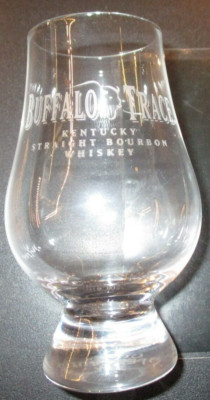 BUFFALO TRACE bourbon whiskey GLENCAIRN GLASS sipping empty kentucky pappy D