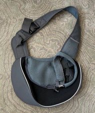 Yudodo Pet Dog Sling Charcoal Gray Carrier sz M, 5 LB to 9 LB NWOT