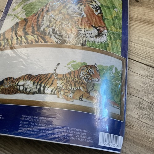 Nature’s Window Tigers 10x28 Designs for the Needle Cross Stitch Kit #5416 - Picture 3 of 12