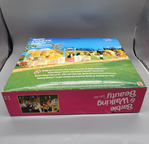 Barbie & Walking Beauty Horse Gift Set 1998 - NEW in Box, Mattel - Foto 9 di 11