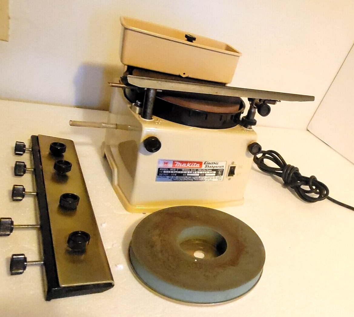 Makita 98202 Electric Blade Sharpener Tabletop Knife with 2 Grinding