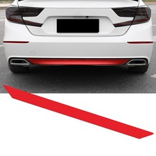 For Honda Accord 18-22 Jdm Style Red Vinyl Rear Bumper Stripe Trim Cover Sticker