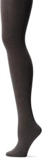 Hue 237896 Womens Opaque Tights Styletech Solid Graphite Heather Size 1