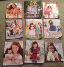 American Girl catalogs 2014 lot of 9 - Isabelle, Samantha, Be Forever