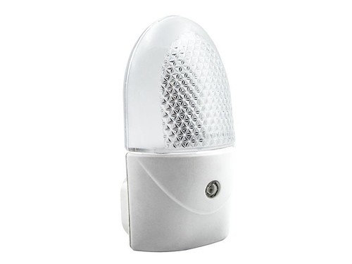 ECOVA LUCE NOTTURNA A LED 0,5W 4 LED CON SPINA ROTANTE COLORE BIANCO - SKU: ECO83303