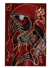 White Widow 7 Gwenom Metal Cover Signed/Remarked by Jamie Tyndall Matching COA