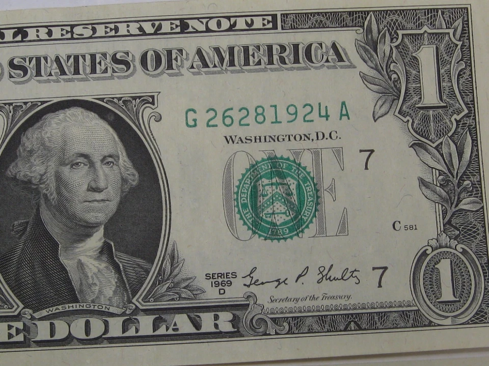 3 CU Crisp 1969-D Sequential FRN Notes. Serial # G26281924A-26A. #34 - Image 3 of 4