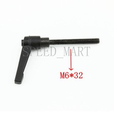 Machinery M6 x 32mm Threaded Knob Adjustable Handle Clamping Lever