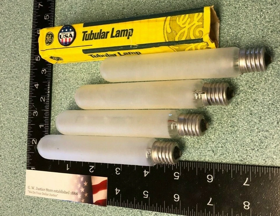 4 new USA Picture Light Bulb 40w GE 15742 FROST 40 watt T6.5 appliance 40T6.5 - Image 2 of 4