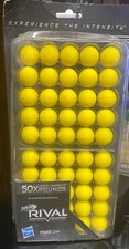 Nerf Rival Rounds Precision Battling 50X High Impact Rounds Yellow NEW SEALED