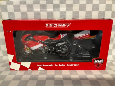 1/12 MINICHAMPS DUCATI DESMOSEDICI TROY BAYLISS MOTO GP 2003 | eBay UK