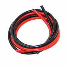12 Feet 10 AWG Super Flexible RC Silicone Wire 10 Gauge Wire For ESC Motor 10 +2