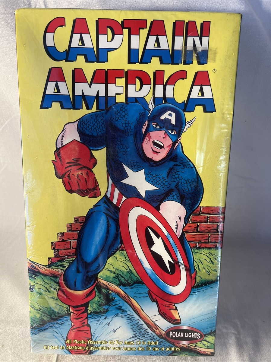 Marvel Captain America Polar Lights Plastic Model Kit 2004 New