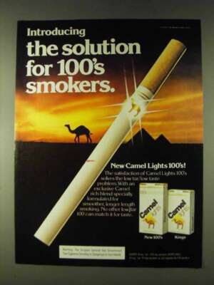 Camel Lights 100 Cigarettes Buy 1979 Pack Camel Lights Cigarettes The Solution For 100s Australia Blunt Case