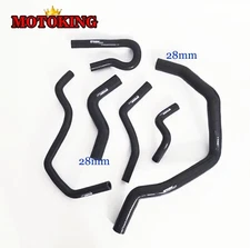 Fits 1992-2000 1993 Honda CIVIC DEL SOL S SI 1.6 L Black Silicone Radiator Hoses