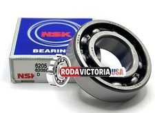 NSK JAPAN 6205 C3 DEEP GROOVE BALL BEARING, OPEN TYPE, NO SEALS 25x52x15 mm.