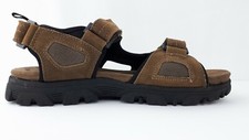 Ozark Trail Mens Sandals Size 12 Brown Strappy Comfort Fit Outdoor