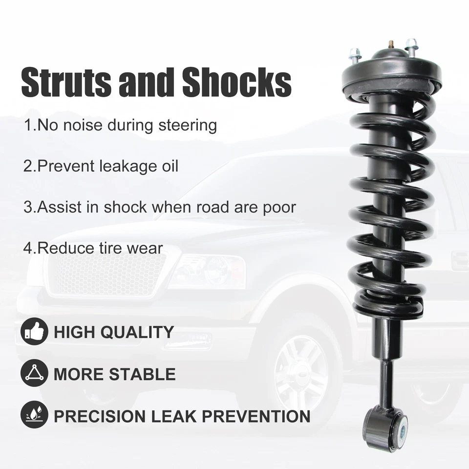 4pcs Set Front Struts+Rear Shocks For 2004-2008 Ford F-150 Lincoln Mark LT 4WD - Image 3 of 4