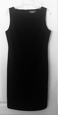 Liz Claiborne Women’s Sleeveless Black Sheath Dress Stretch Lined Size 6