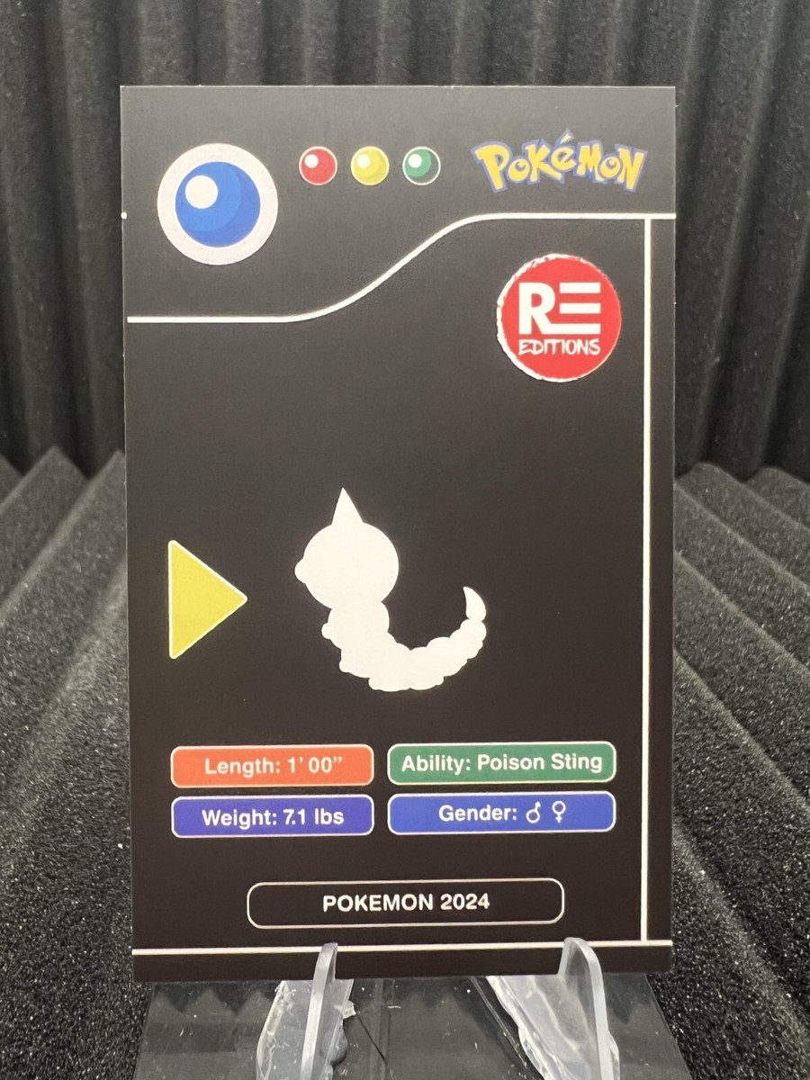 Weedle #13 - Pokedex Black Kanto 2024 - Pokemon Card NM | eBay