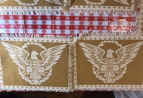American Eagle Federal Stoff Tischsets 6er Set goldene Farbe - Bild 4 von 9