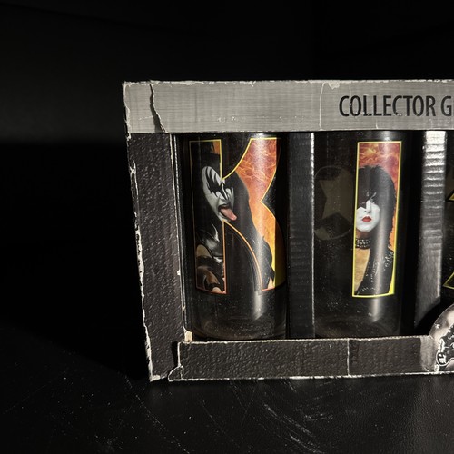 KISS COLLECTOR'S SERIES PINT GLASS 4-PACK In box (Box worn) - Bild 14 von 14