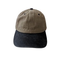 Dyed Washed Cotton New Plain Polo Style Baseball Cap Hat Dad 2 Two Tone