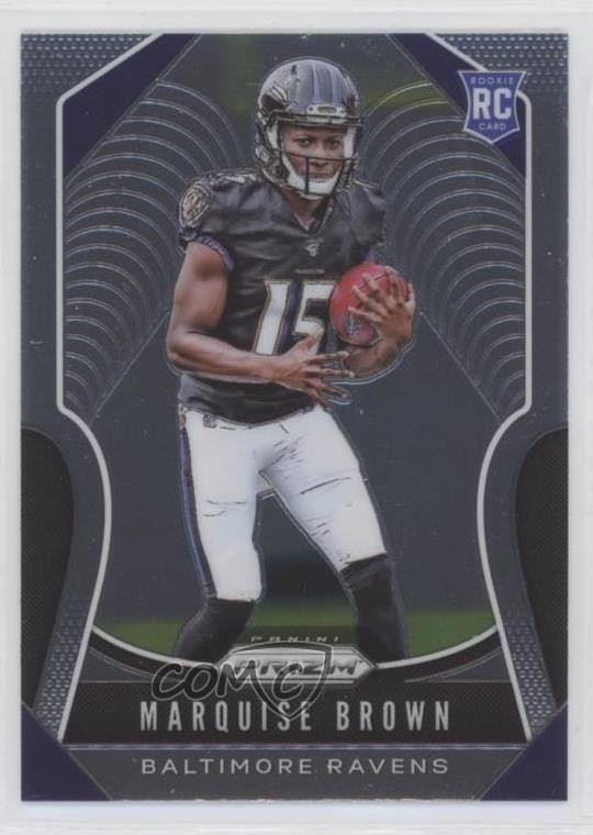 2019 Panini Prizm Rookies Marquise Brown #341 02by
