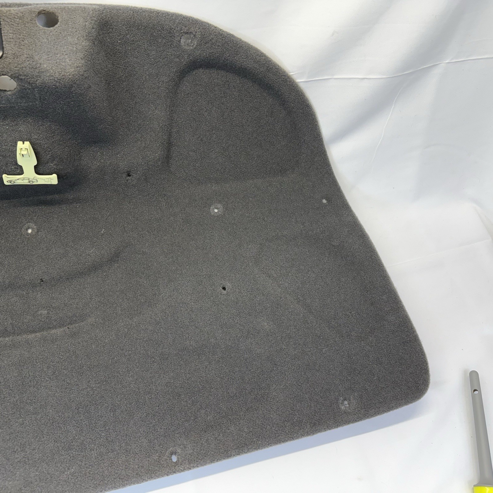 03-13 Maserati Quattroporte M139 Rear Boot Trunk Lid Carpet Liner Trim Cover OEM