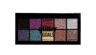 NYX Professional Makeup Glitter Goals CREAM Pro Eyeshadow Palette NEW, Sealed