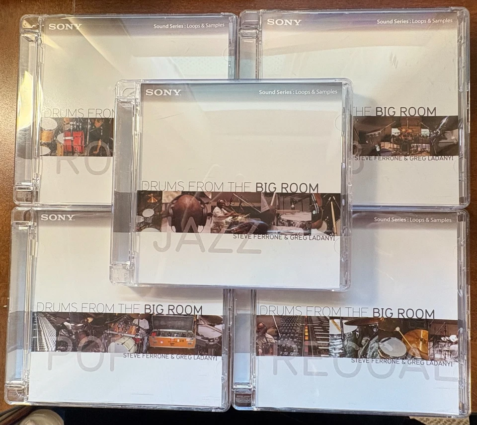Sony Sound Series Loops: Drums from the Big Room Steve Ferrone Greg Ladanyi Box - Image 4 of 4