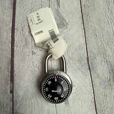 Master Lock Combination Padlock Block Guard Brand New In Box - Black