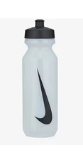 Nike Big Mouth Water Bottle 2.0 Clear Black 32oz Plastic Squeeze Water Bottle