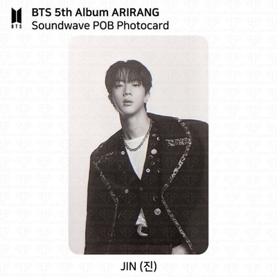 BTS 5th Album ARIRANG Soundwave POB Photocard V JUNGKOOK JIMIN