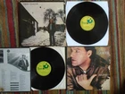 DAVID GILMOUR (PINK FLOYD) 2 x ORIG. UK LP : SELF T.  /ABOUT FACE. SLEEVES POOR