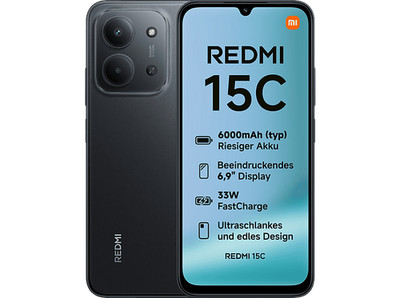 XIAOMI Redmi 15C 128 GB Midnight Black Dual SIM
