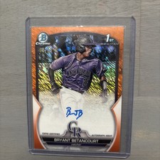 Bryant Betancourt Bowman Chrome 2023 Orange /25 Auto