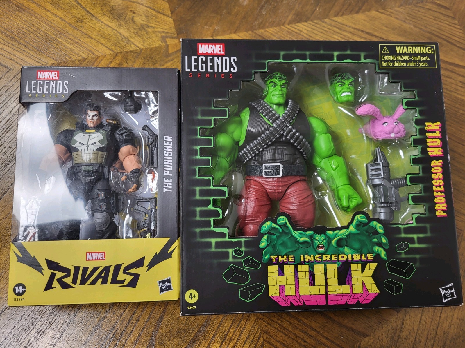 Hasbro Marvel Legends Professor Hulk And Punisher Rivals Lot Of 2