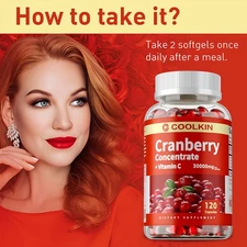 Cranberry-Bladder Health,Urinary Tract Balance,Kidney Support,Cleanse & Detoxify