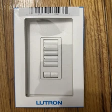 Lutron QSWS2-5BRLN-WH seeTouch QS 5-Button Wallstation Raise Lower - NEW