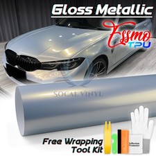 Gloss Metallic Shark Blue PPF TPU Paint Protection Film Dry Wet Apply Vinyl Wrap