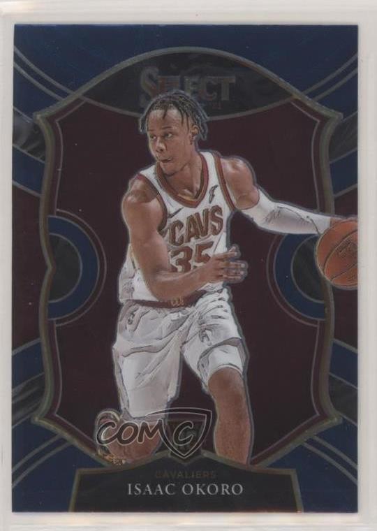 2020-21 Panini Select Concourse Retail Blue Isaac Okoro #65 0g27