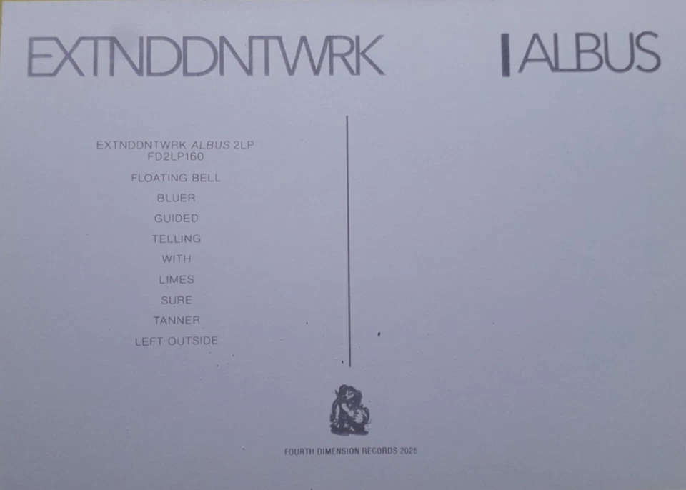 EXTNDDNTWRK ALBUS SLEAFORD MODS 500EX VINYLE X2 BLEU NEUF SCELLÉ + CARTE SIGNÉE - Photo 4/4